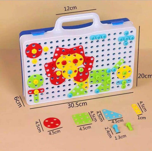 Kreatives Schraub- und Bau-Set für Kinder