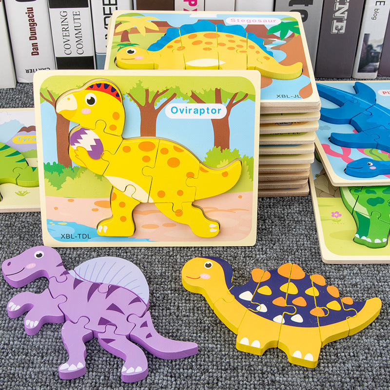 Holz Dinosaurier Puzzle für Kinder