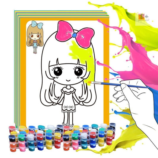 ✨ Kreativ Malset für Kinder - 50 Farbenspaß