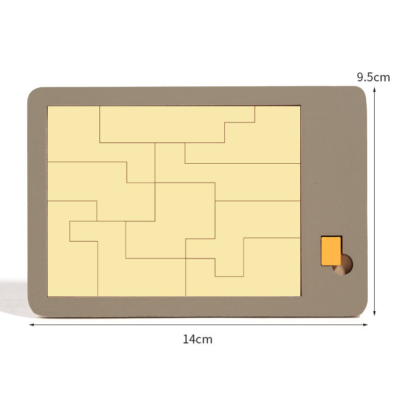 ✨ Montessori Logik Puzzle aus Holz – Kreatives Denkspiel für Kinder