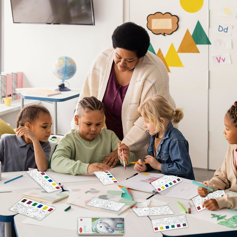 Aquarellbuch für Kinder - Kreatives Malen und spielerisches Lernen