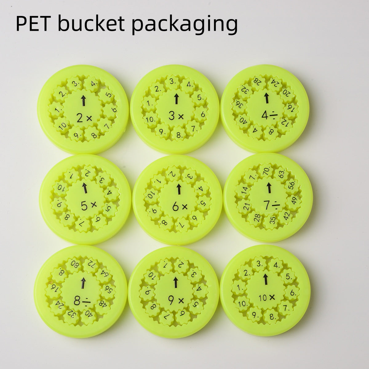 Montessori Mathe Lernspielzeug - Gyro mit Rechenaufgaben für Kinder