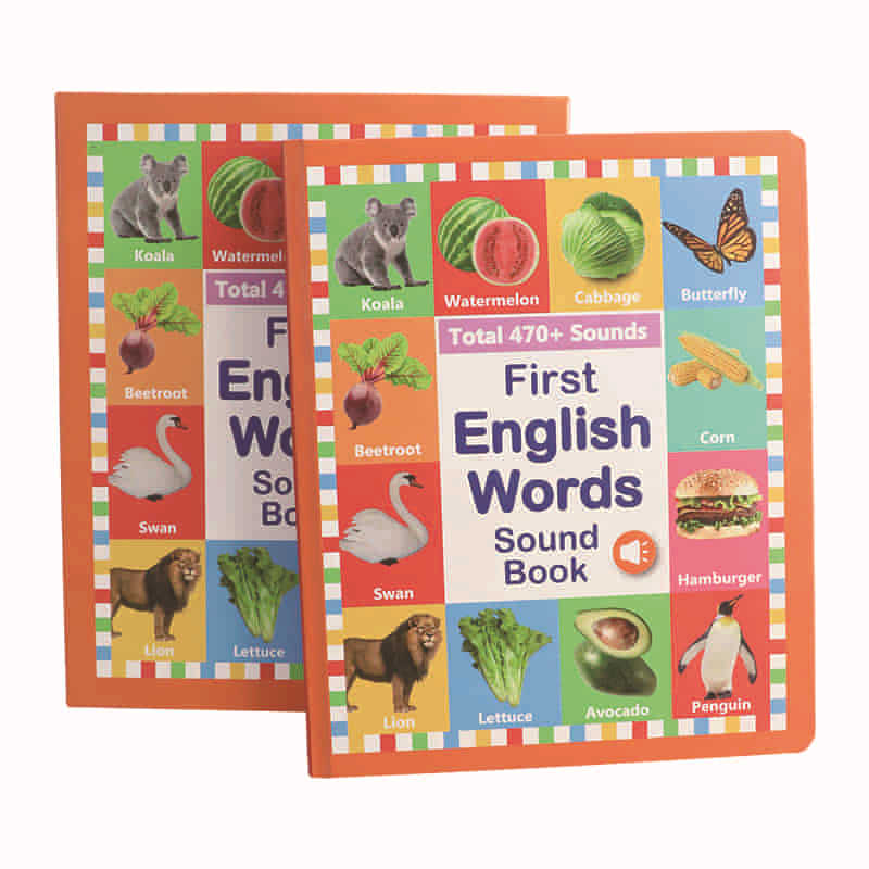 Englisches Kinder-Soundbuch-Erste Wörter und Geräusche