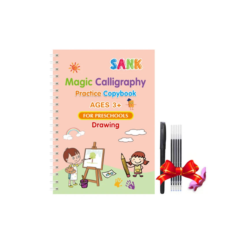 ✨ Magisches Übungsheft Set - Wiederverwendbares Schreibtraining für Kinder
