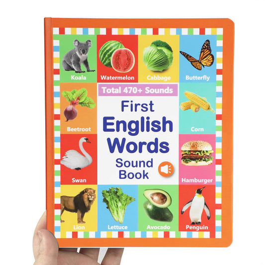 Englisches Kinder-Soundbuch-Erste Wörter und Geräusche