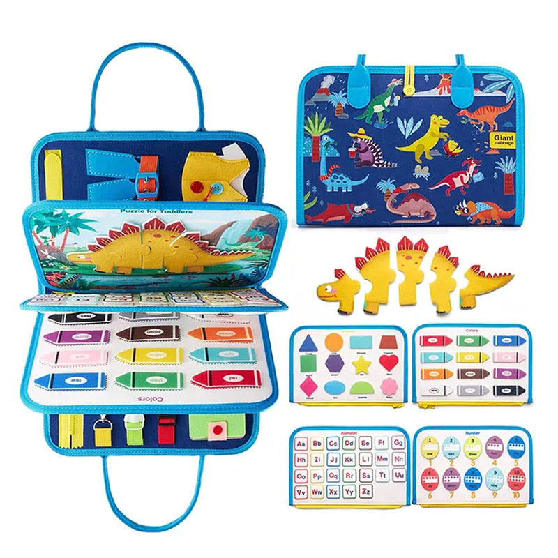 Montessori Busy Book – Pädagogisches Klettbuch für Kleinkinder