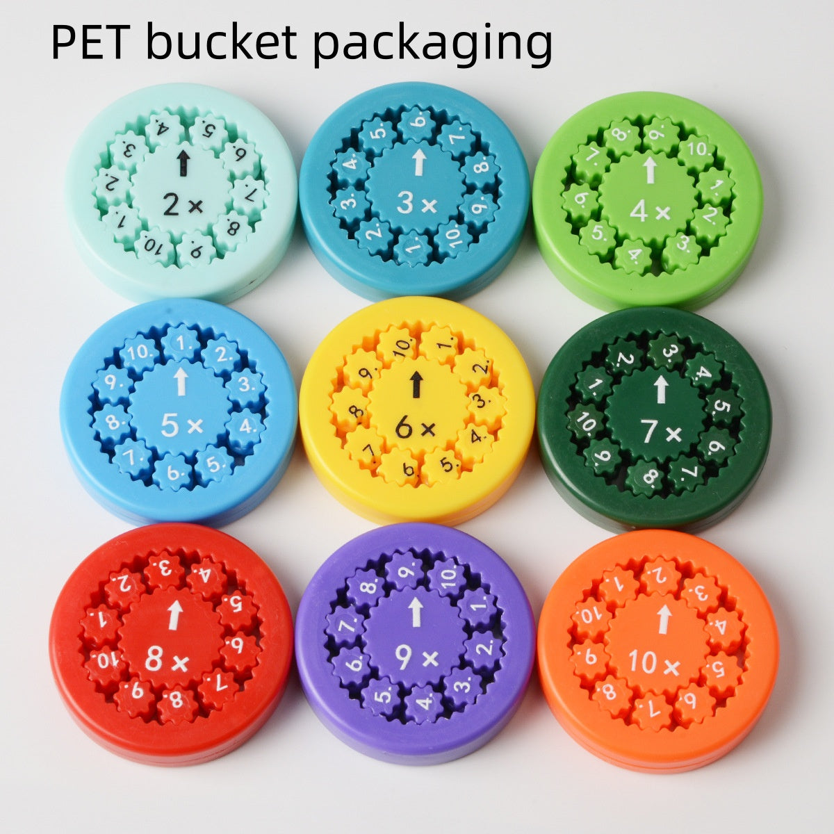 Montessori Mathe Lernspielzeug - Gyro mit Rechenaufgaben für Kinder