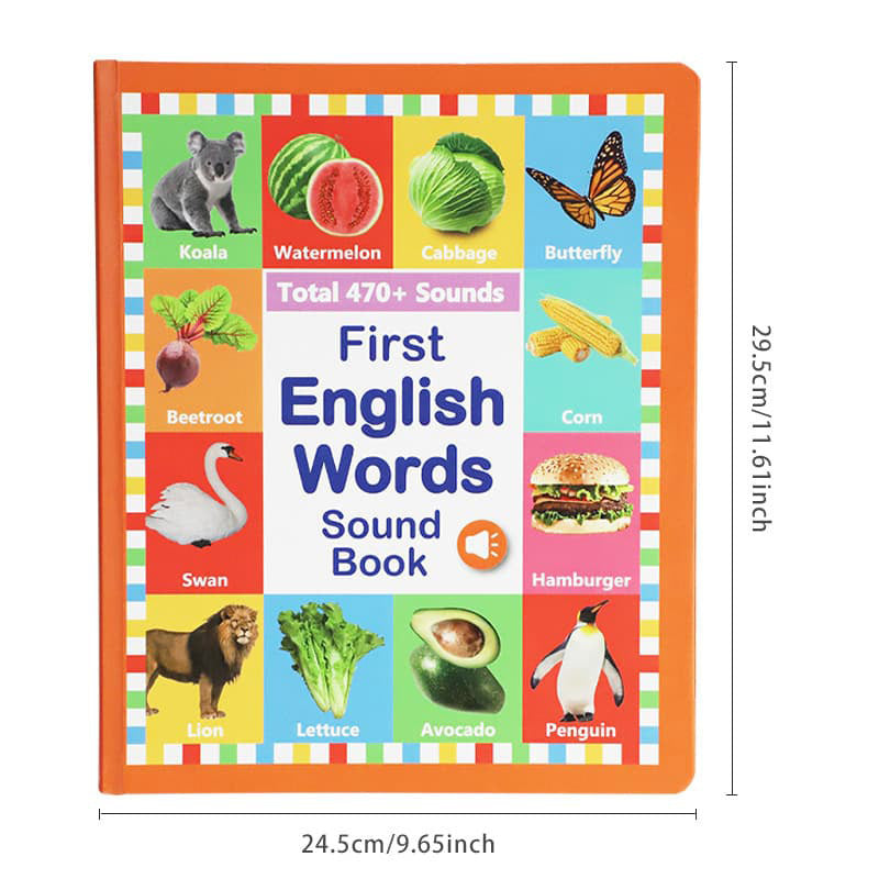 Englisches Kinder-Soundbuch-Erste Wörter und Geräusche